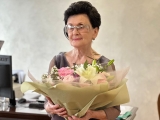 Аԥсны Аҳәынҭқарра Акультура Аминистрра Виолетта Маанԥҳа лиубилеи лыдырныҳәалеит
